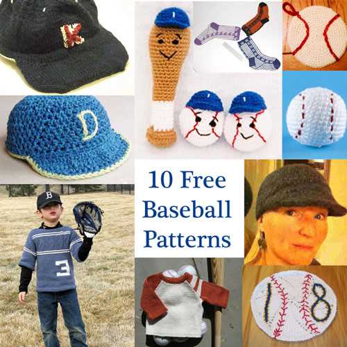 Free knit baseball cap pattern