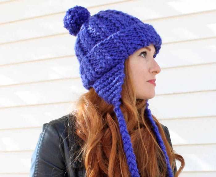 Earflap hat knitting patterns