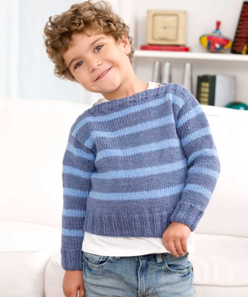 Free boat neck jumper knitting pattern