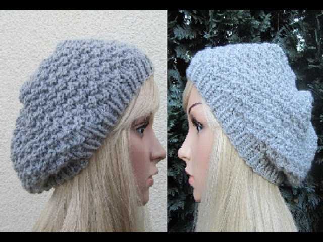 Knitting patterns for hats on straight needles