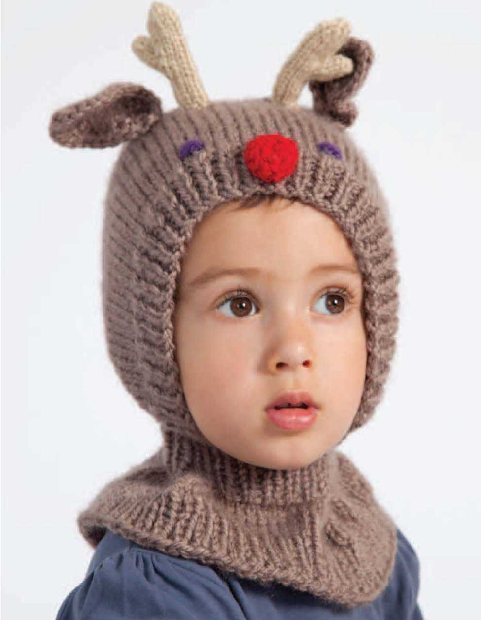 Reindeer hat knitting pattern free