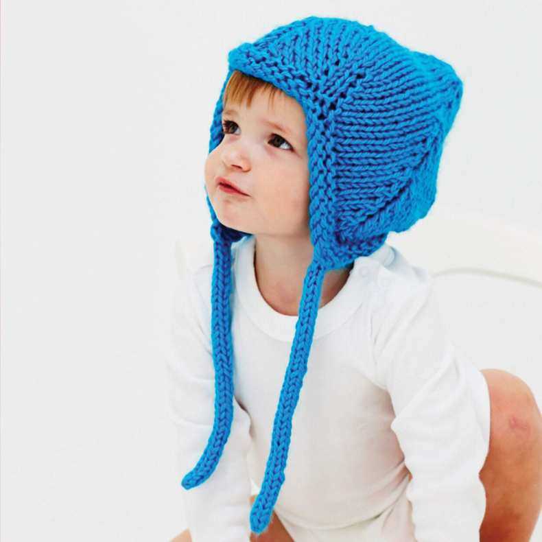 Knitted baby hat pattern
