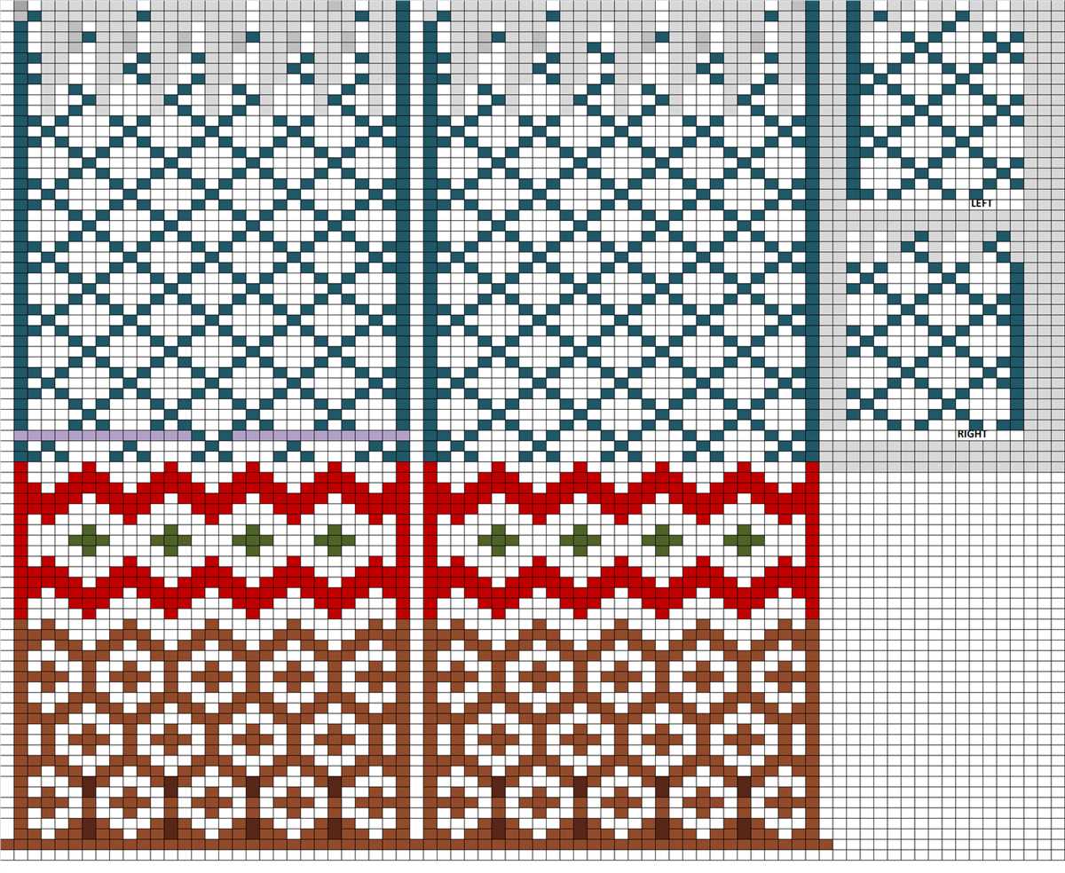 Machine knit mittens free pattern