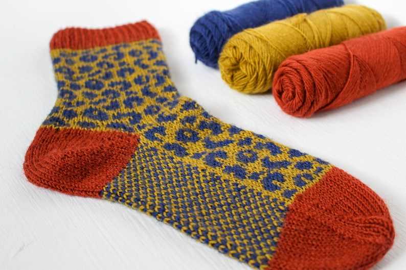 Jelly roll knit sock pattern