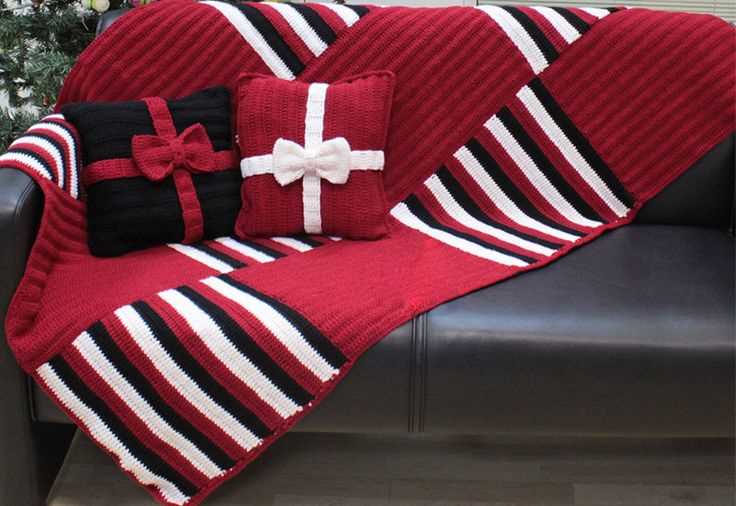 Free christmas blanket knitting patterns