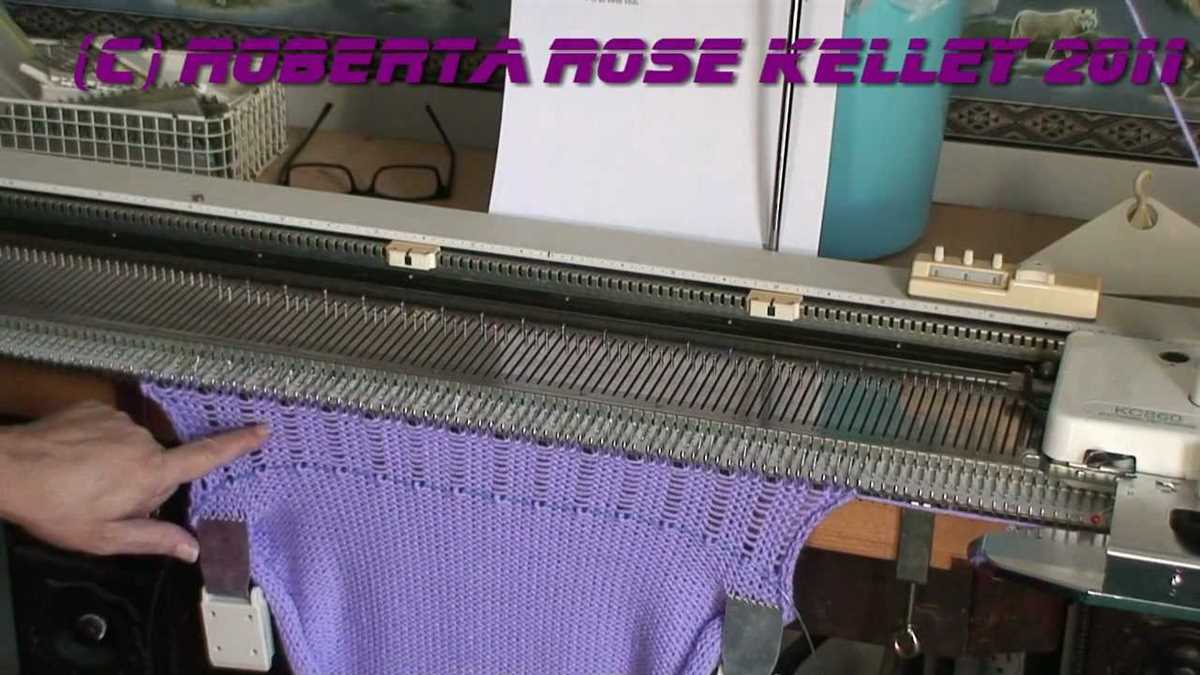 Boat neck top knitting pattern