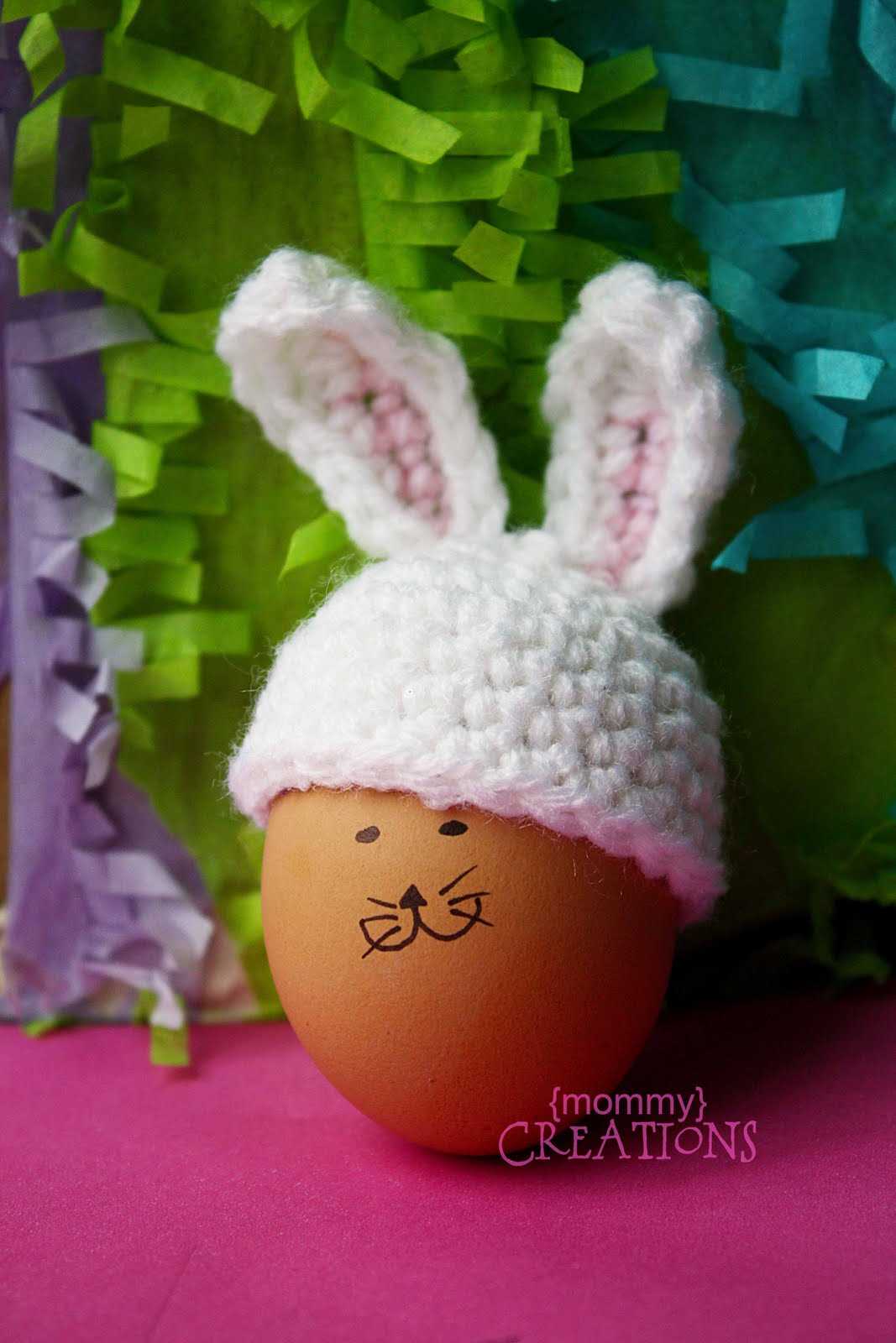 Free easter bunny hat knitting pattern