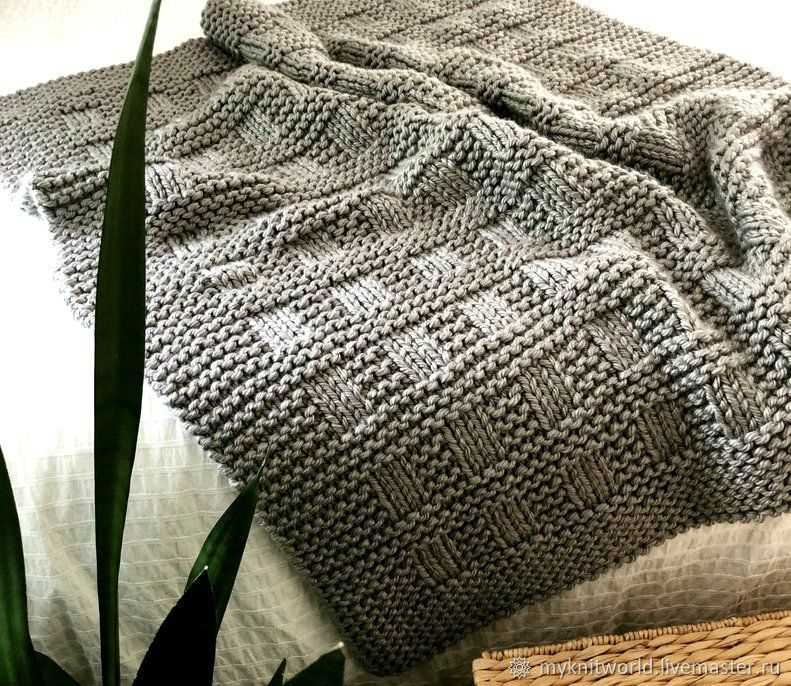 Bulky yarn blanket knit pattern