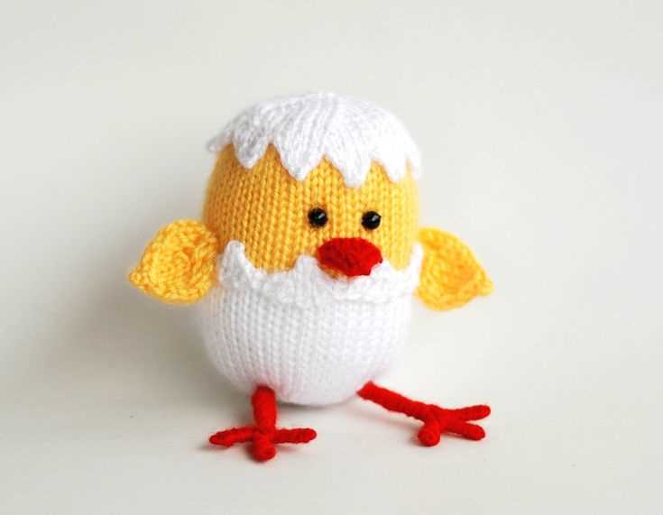 Free knitting pattern easter chick