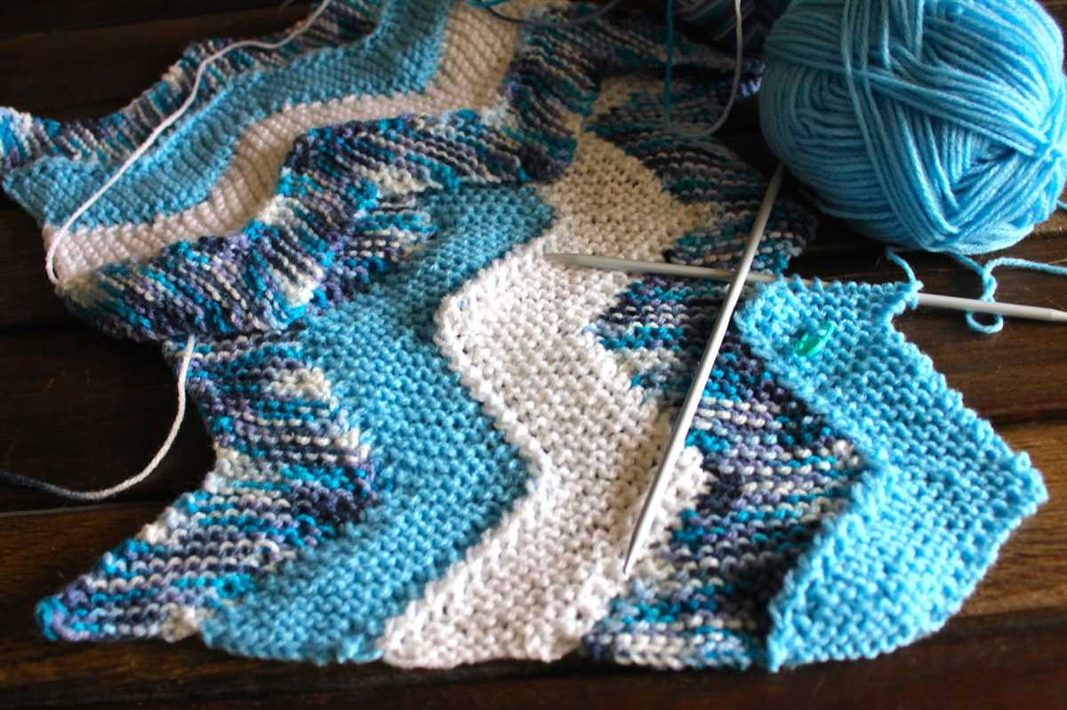 Zig zag blanket knitting pattern