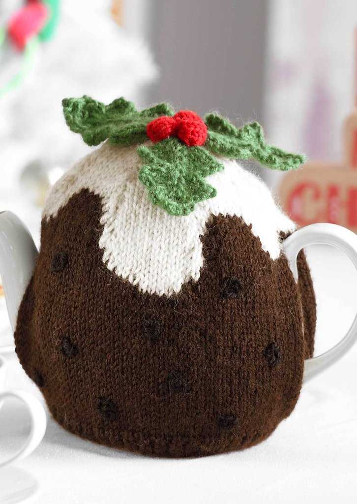 Knitted christmas tea cosy pattern