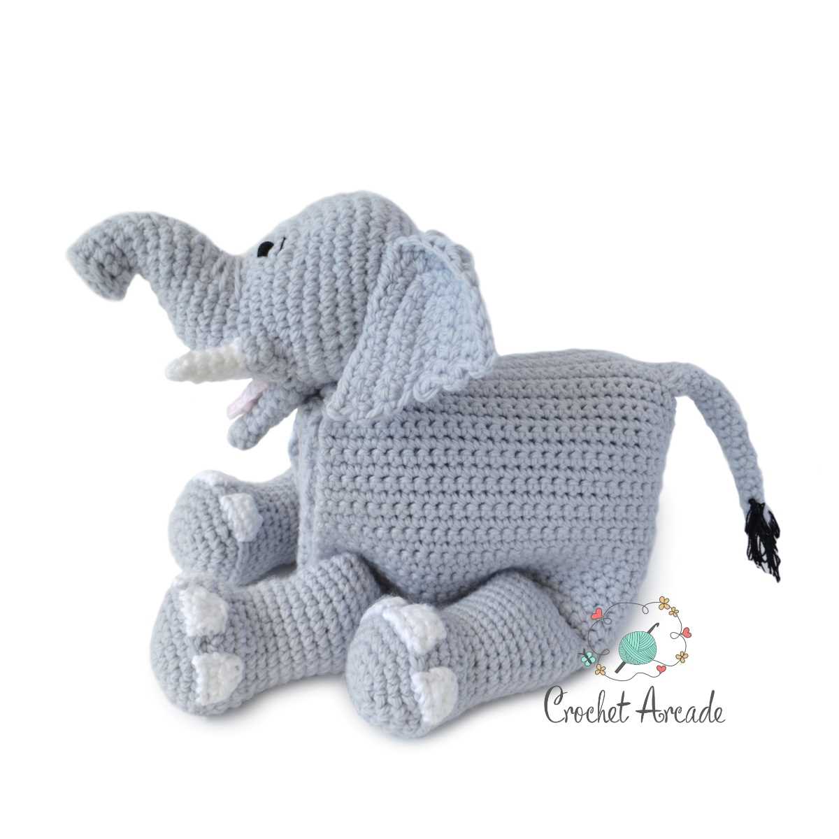 Free elephant blanket knitting pattern
