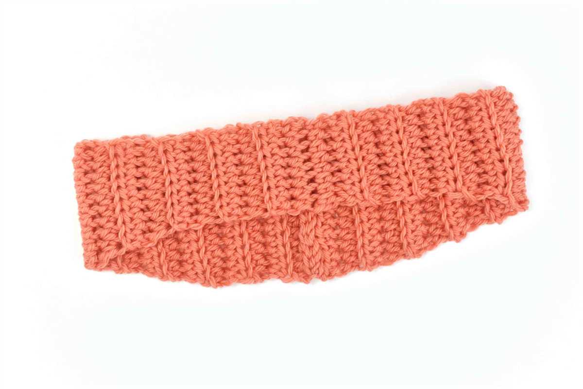 Adjustable knit headband pattern