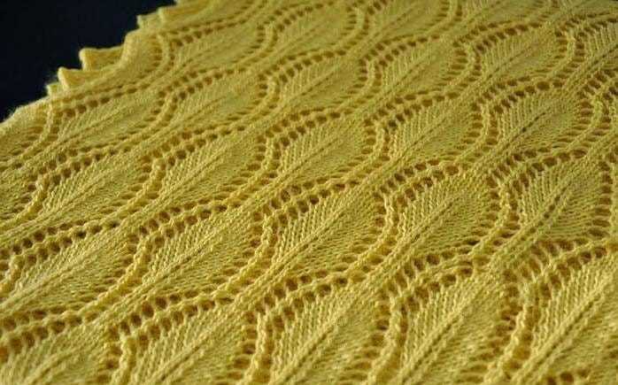 Eyelet lace knitting patterns