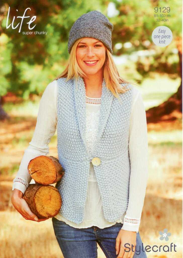 Knitted waistcoat ladies pattern