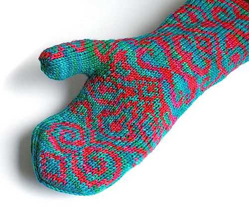 Double knit gloves pattern free