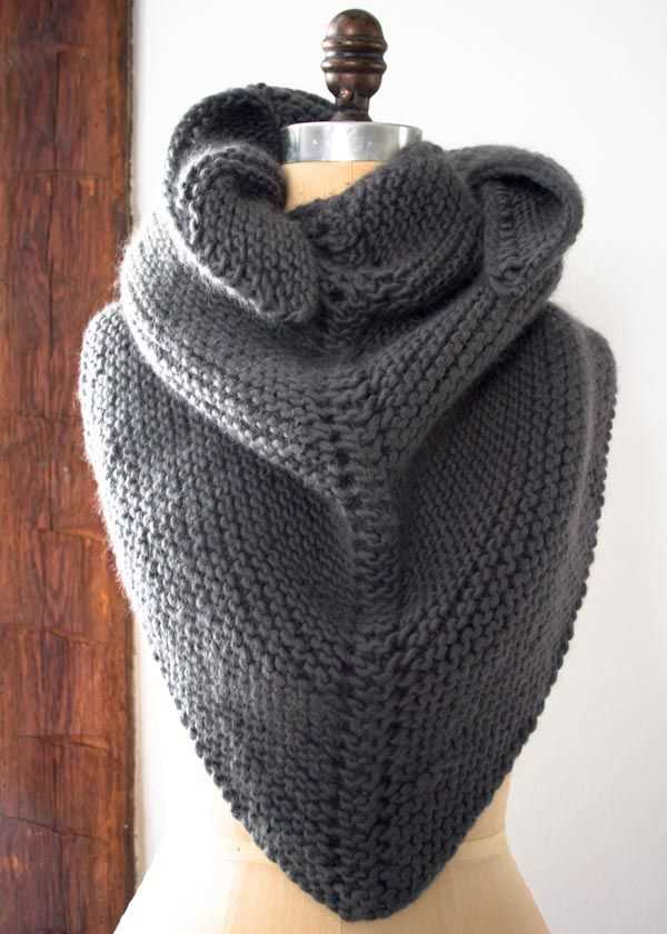 Double wrap cowl knitting pattern