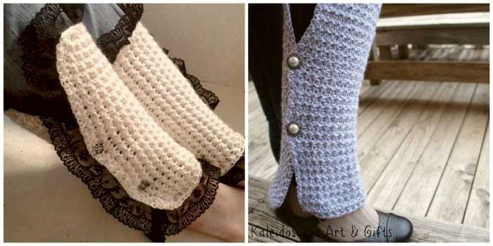 Easy leg warmer knitting pattern