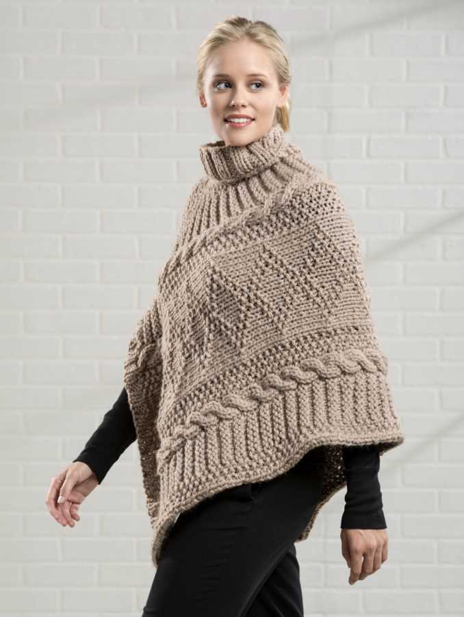 A Stylish and Unique Knitting Pattern for Your Perfect Poncho Knitting pattern poncho