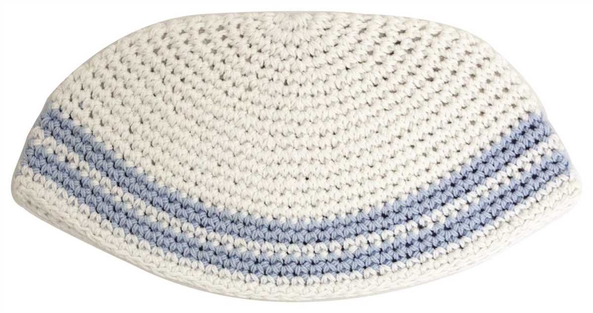 Knit yarmulke pattern