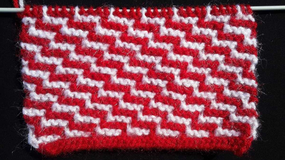 2 color knitting patterns