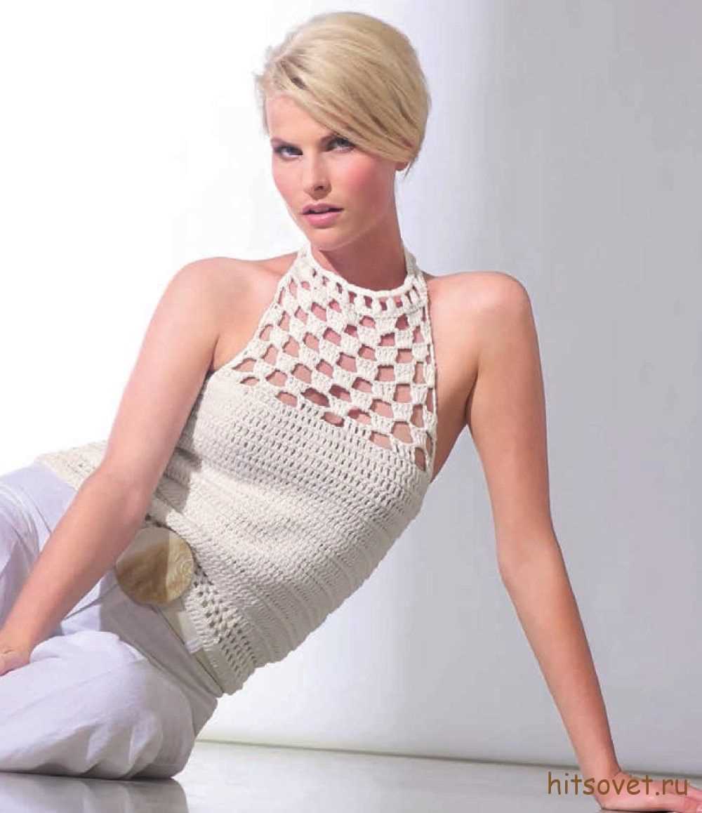 Halter neck knitting pattern