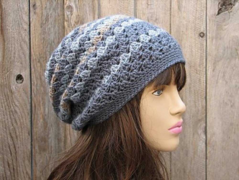 Free knitting pattern for ladies slouch hat