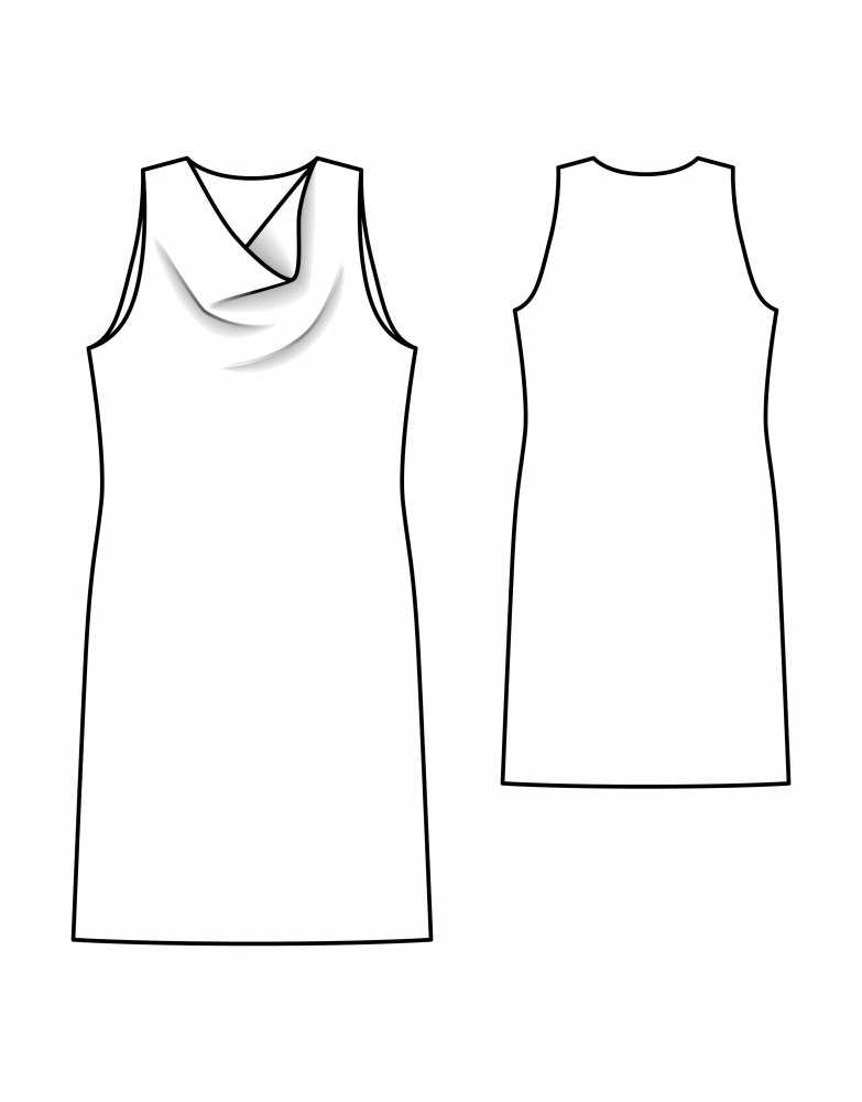 Knit shift dress pattern