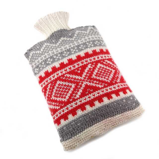 Hot water bottle knitting pattern