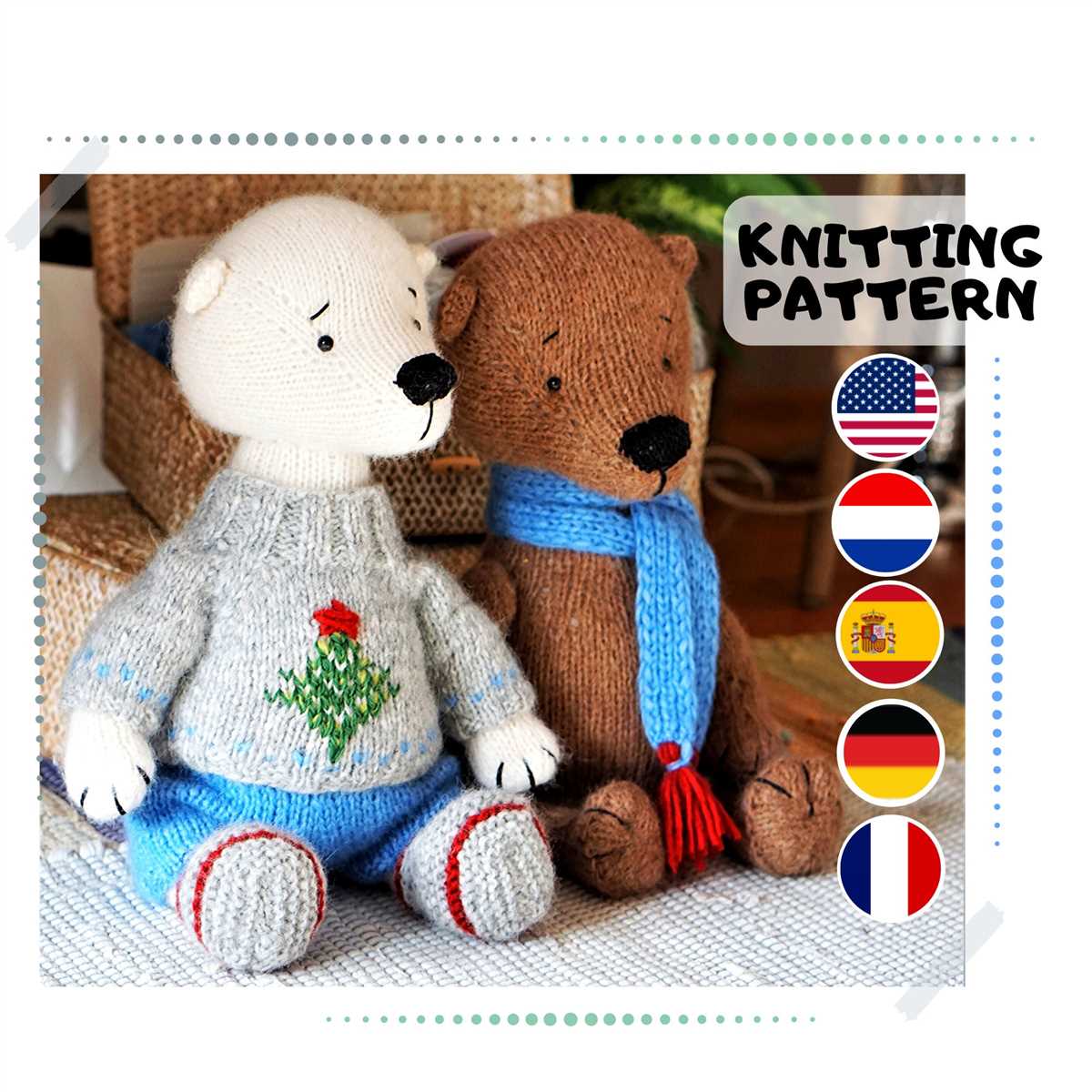 Free teddy knitting patterns to download