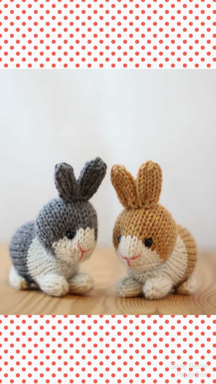Knitting bunny pattern