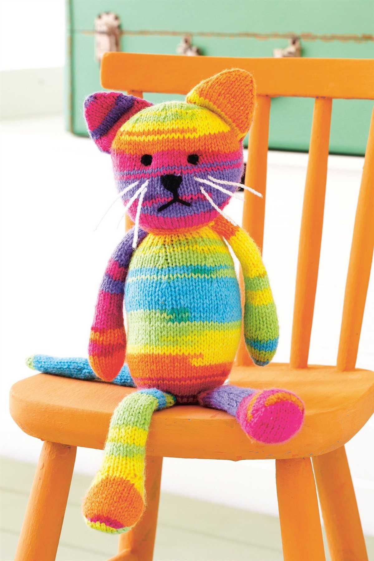 Stuffed cat knitting pattern free
