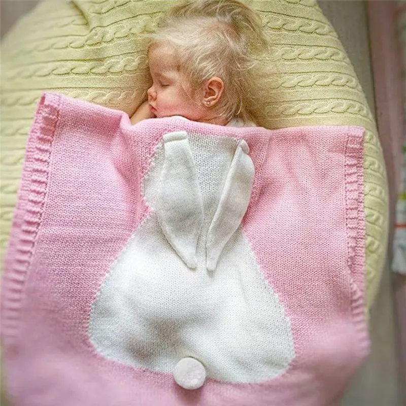 Knitting pattern for a cot blanket