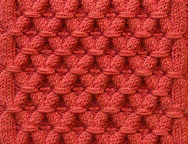 Waffle knit scarf pattern