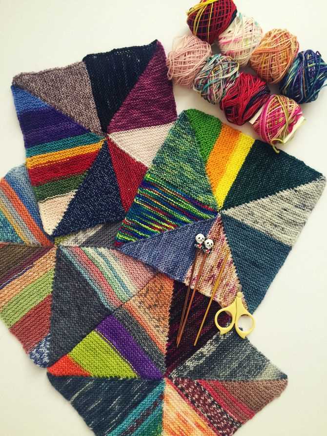 Scrap yarn knitting patterns