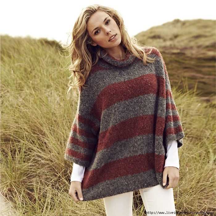 Free poncho knitting patterns uk
