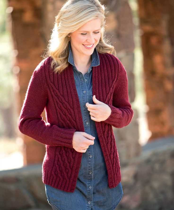 Circle cardigan knitting pattern