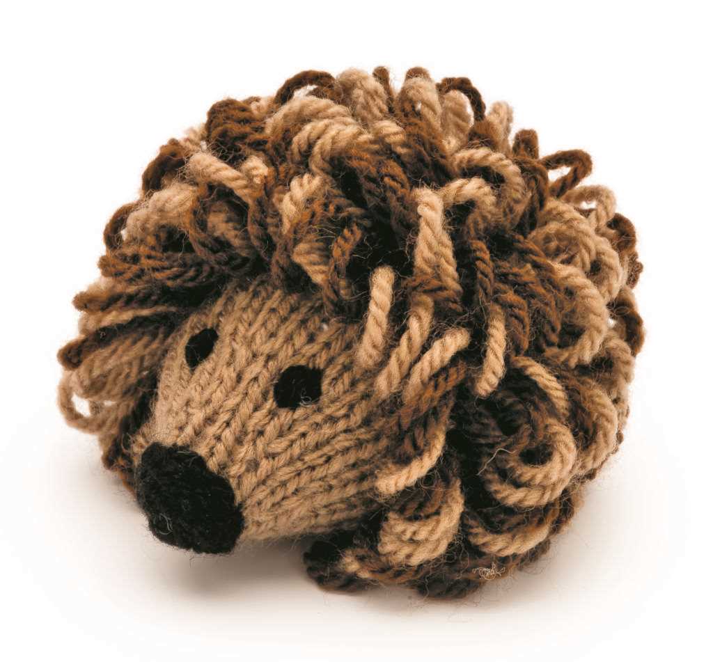 Mini hedgehog knitting pattern