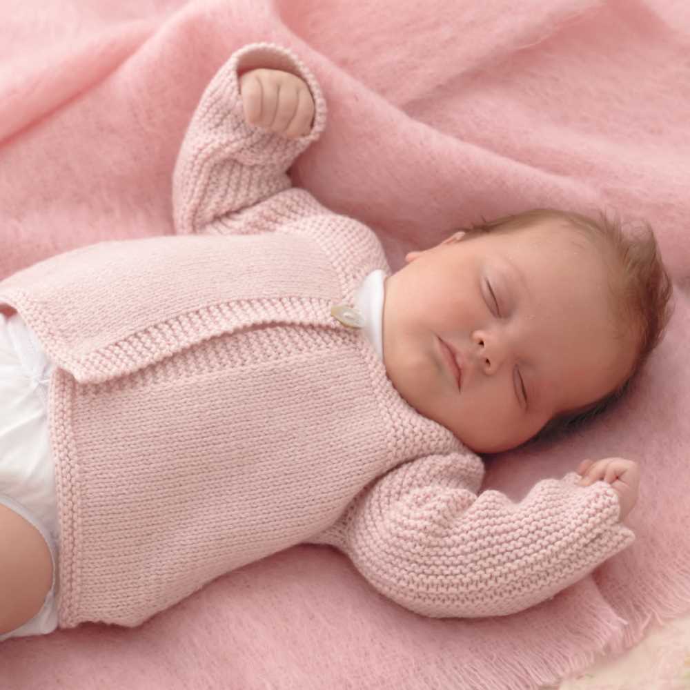 0-3 month cardigan knitting pattern