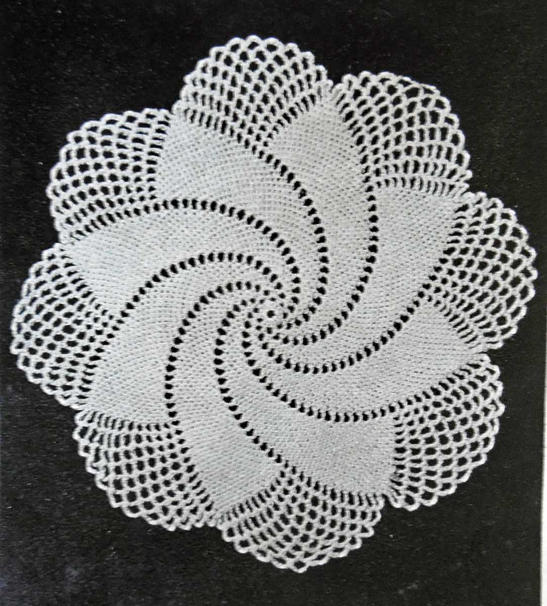 Knit doily pattern