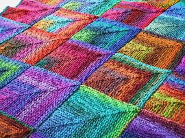 Beginner knitted blanket patterns patchwork