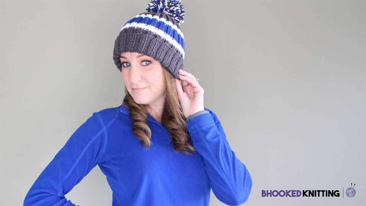 Beginner beanie knitting pattern