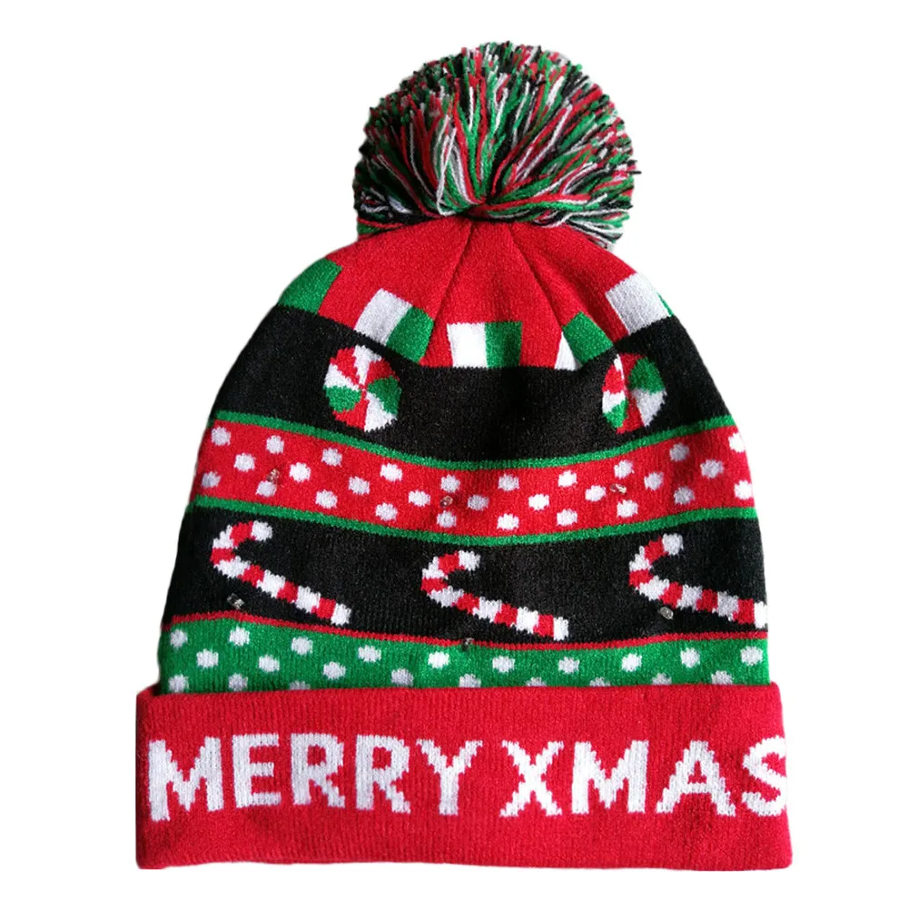 Christmas beanie knitting pattern