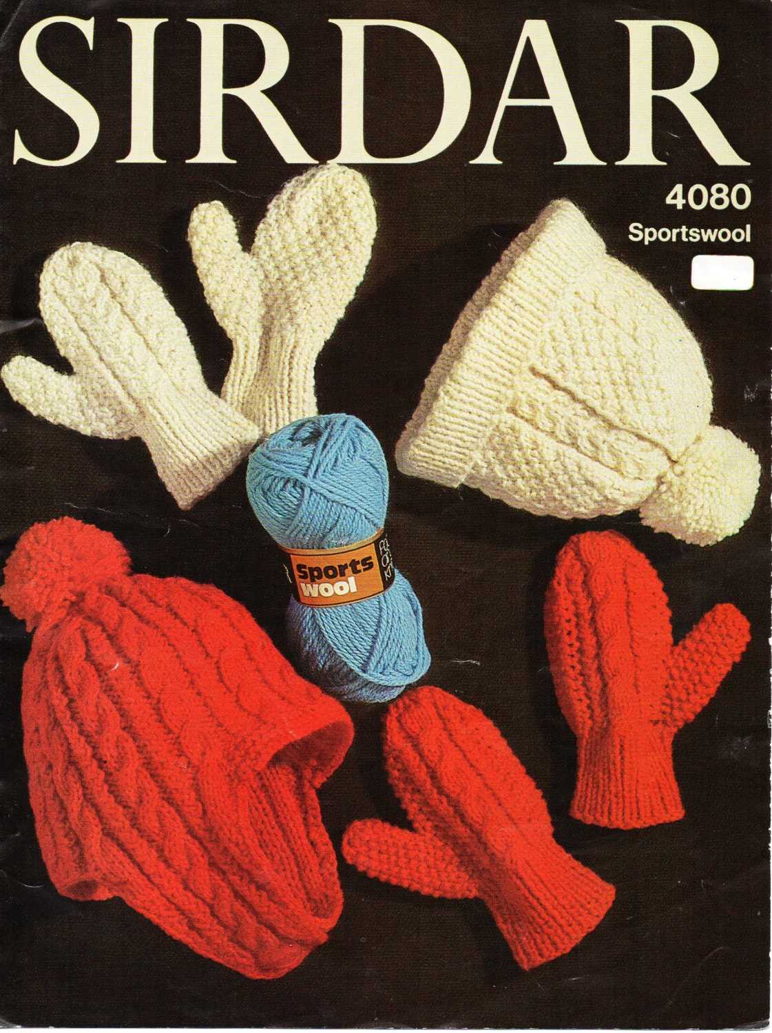 Childrens mittens knitting pattern
