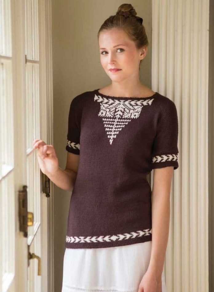 Knit blouse pattern