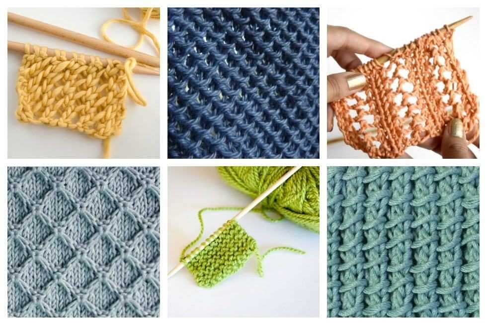 Easy stitch patterns knitting