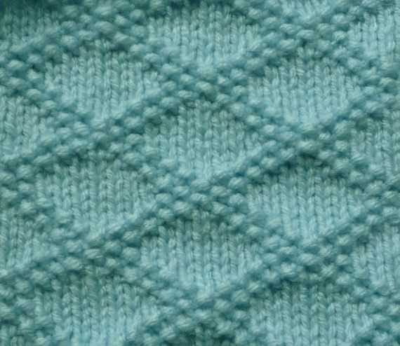 Knitted block patterns