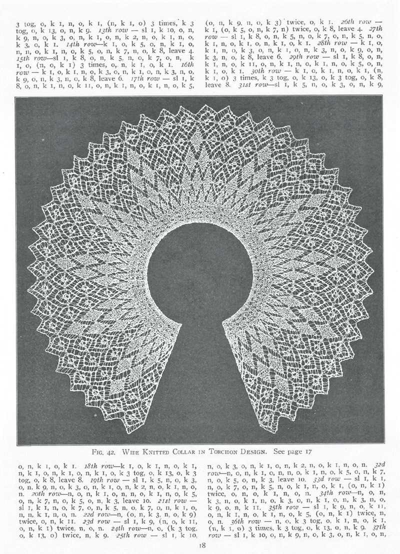 Antique knitting patterns free