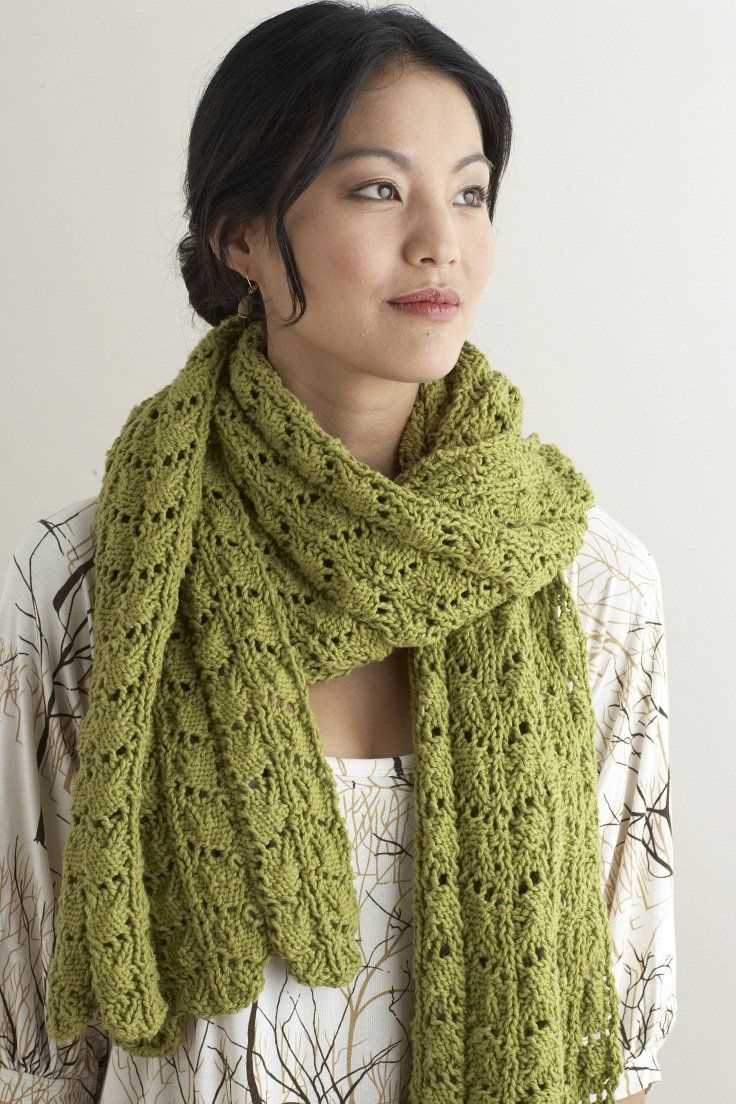 Free knitting patterns for shawls and scarves