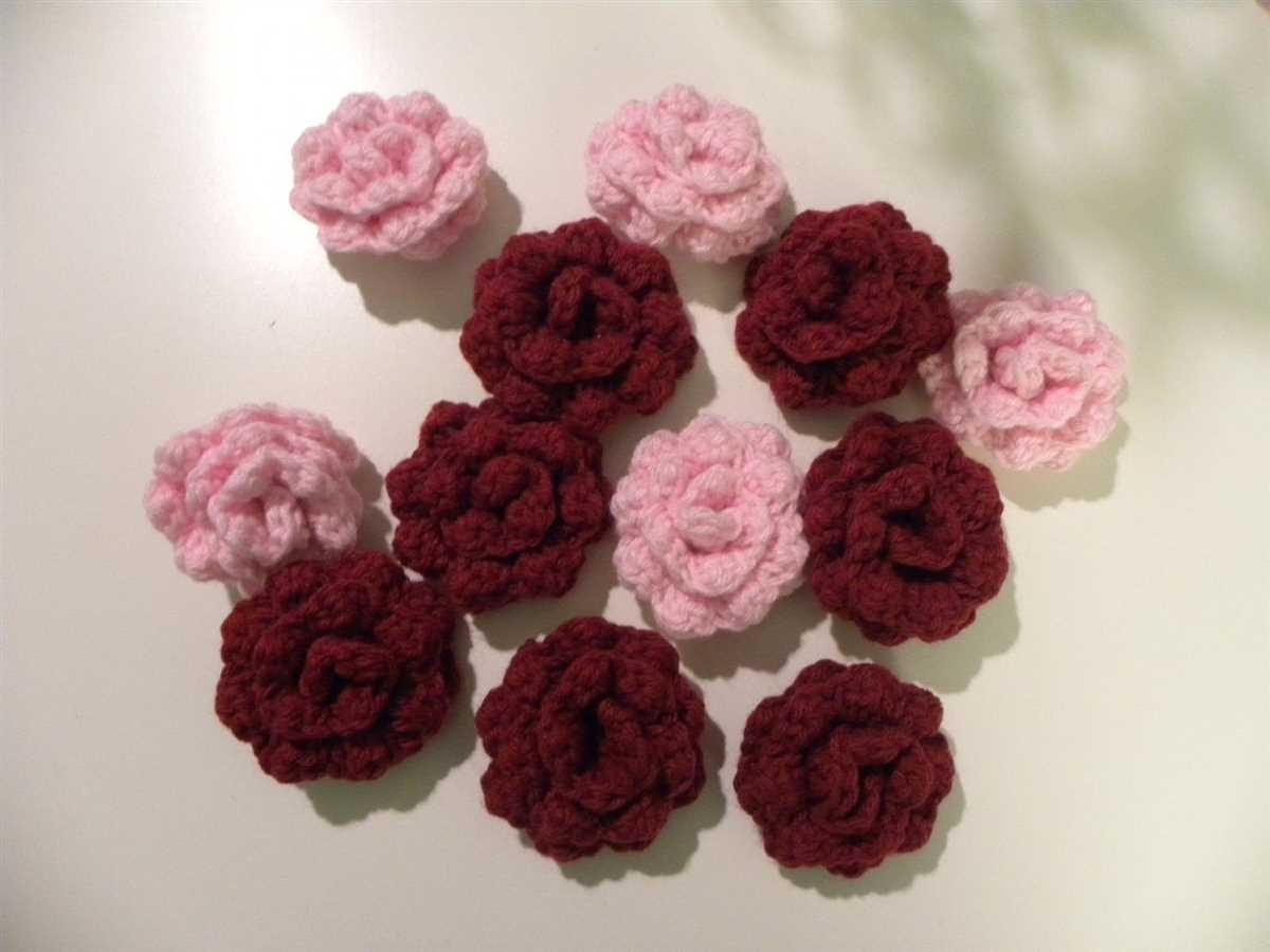 Knit rose pattern free